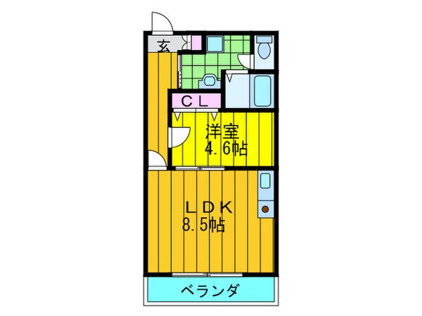 Ｍ　ＰＬＡＺＡ津田駅前１２番館の物件間取画像